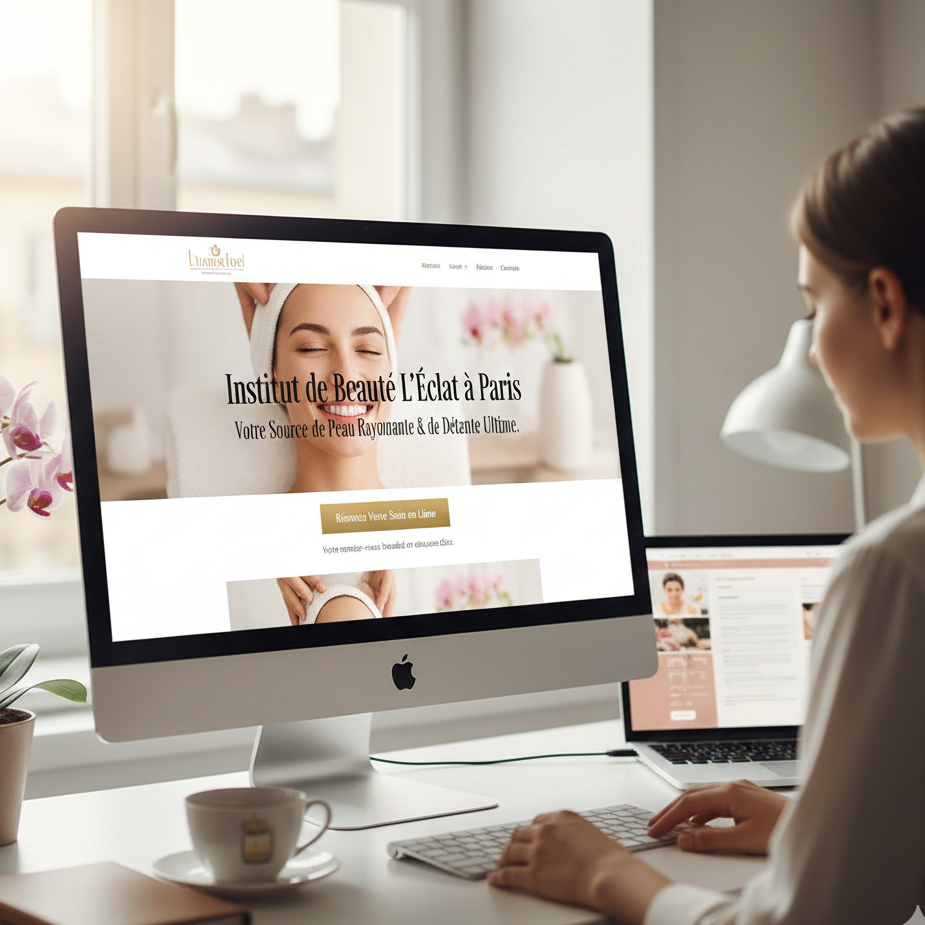 Phrases d’accueil efficaces sur un site d’institut de beauté