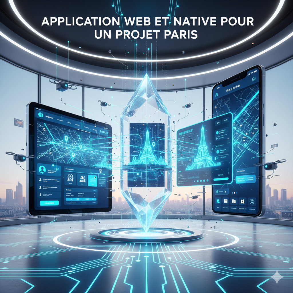 Application web et native pour un projet à Paris