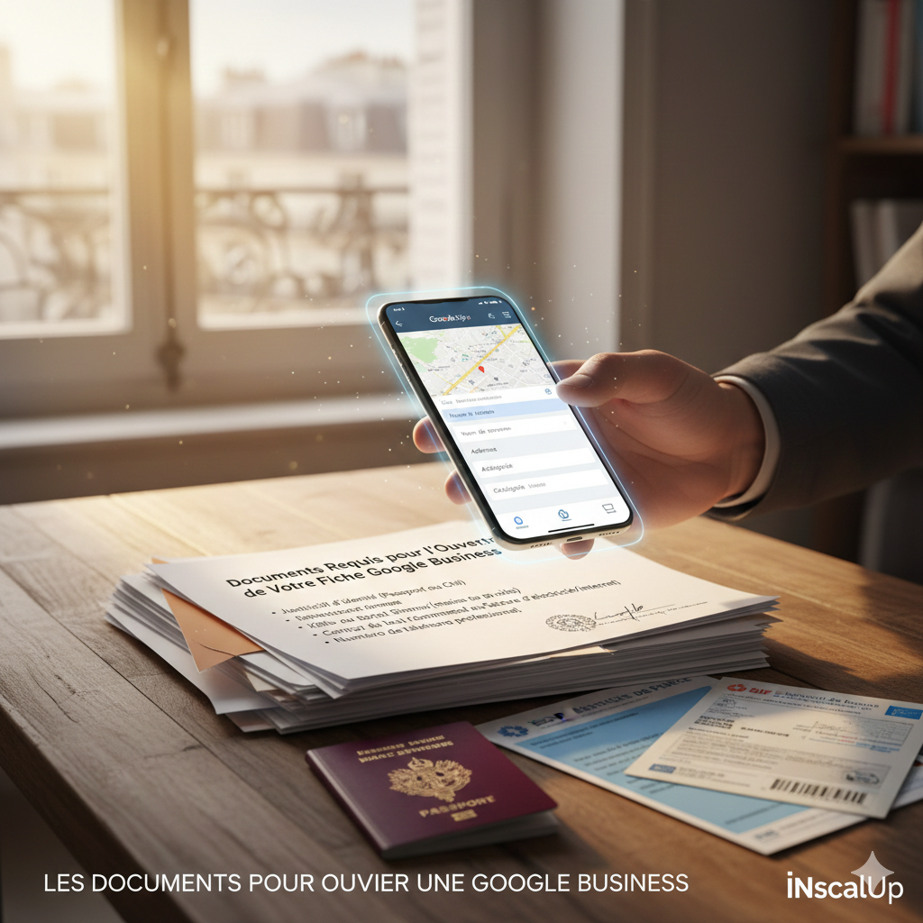 Quels documents pour ouvrir une fiche Google Business : INscalUp 2026