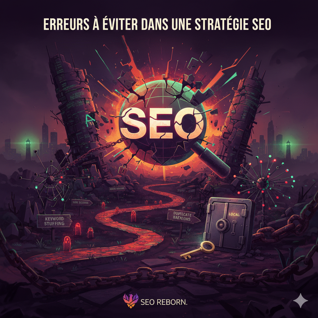 Erreurs à éviter dans une stratégie SEO 