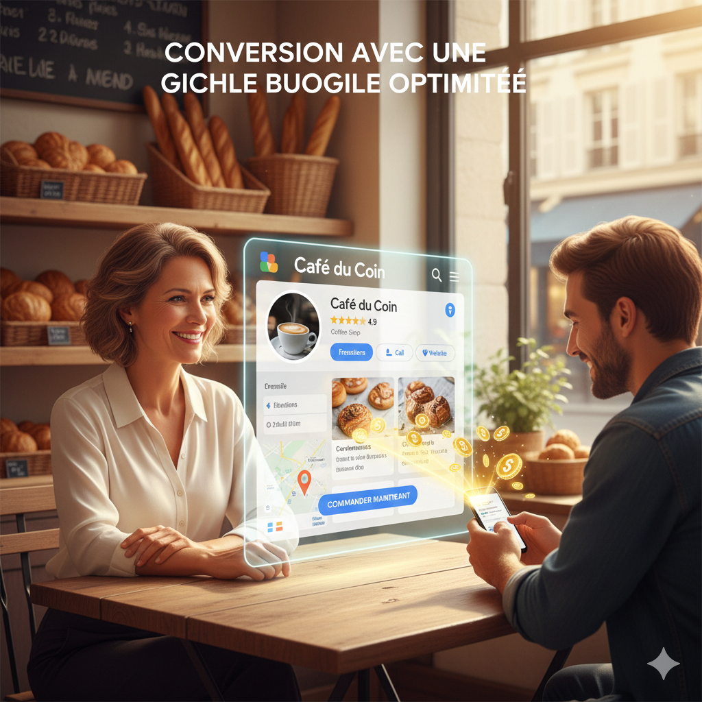 Conversion avec une fiche Google optimisée